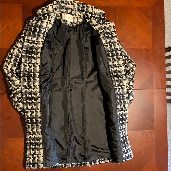 White House Black Market Jackets & Coats Black White Gray Wool Coat